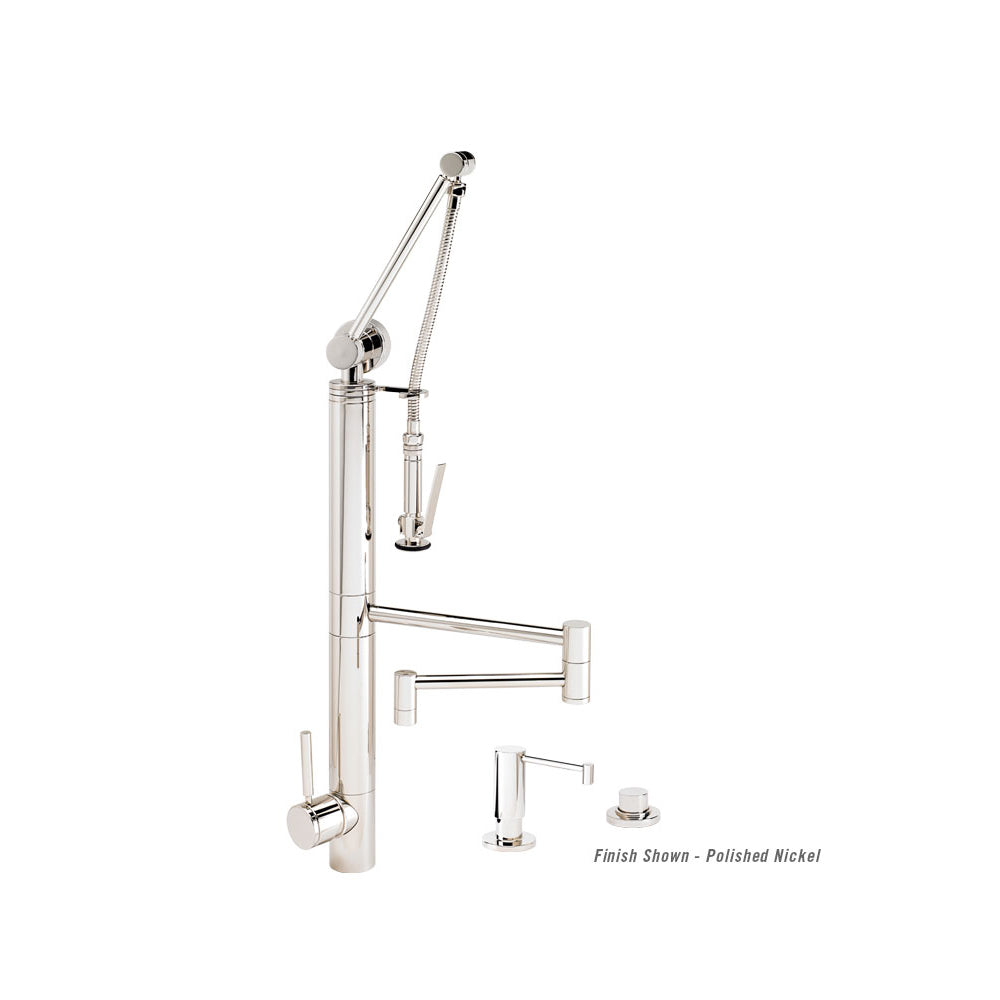 Waterstone 3710-18-3 Contemporary Gantry Pulldown Faucet - 18