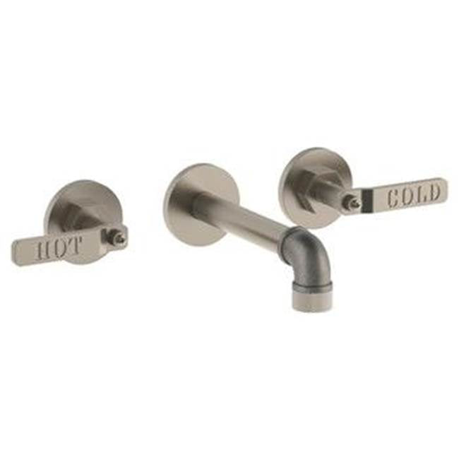 Watermark 38-2.2-L-EV4 Elan Vital Wall Mounted 3 Hole Lavatory Set With 6.5" Spout