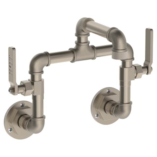 Watermark 38-2.25-C-K-U-EV4 Elan Vital Wall Mounted Bridge Lavatory Set With 5.5" Spout