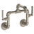Watermark 38-2.25-C-K-U-EV4 Elan Vital Wall Mounted Bridge Lavatory Set With 5.5" Spout