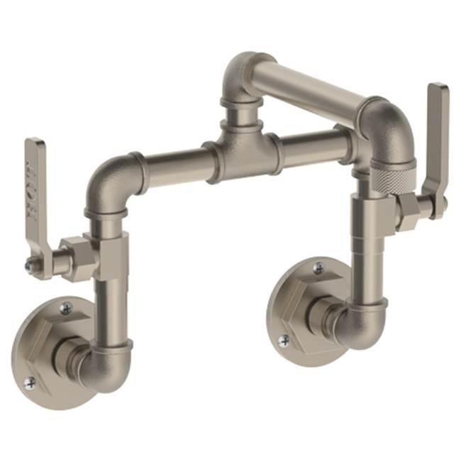 Watermark 38-2.25-C-M-U-EV4 Elan Vital Wall Mounted Bridge Lavatory Set With 7.5" Spout