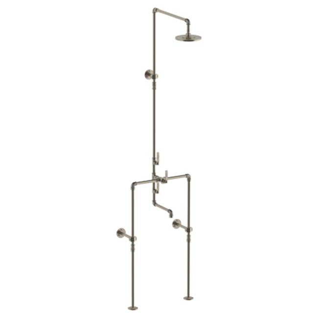 Watermark Floor Mounted Exposed Thermostatic Tub Shower Set