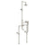 Watermark Floor Mounted Exposed Thermostatic Tub Shower With Hand Shower Set