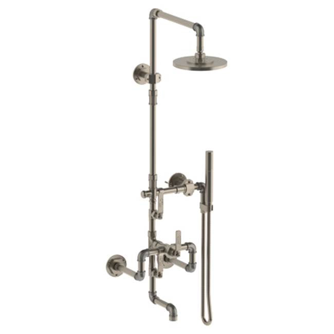 Watermark Wall Mounted Exposed Thermostatic Tub Shower With Hand Shower Set And Diverter - Parent