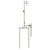 Watermark Floor Mounted Exposed Shower With Hand Shower Set