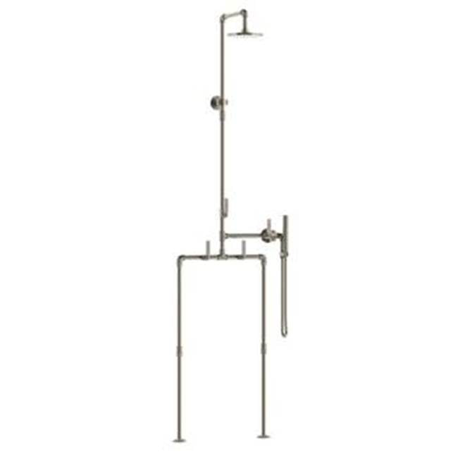 Watermark 38-6.71FL-EV4 Floor Mounted Exposed Shower With Hand Shower Set