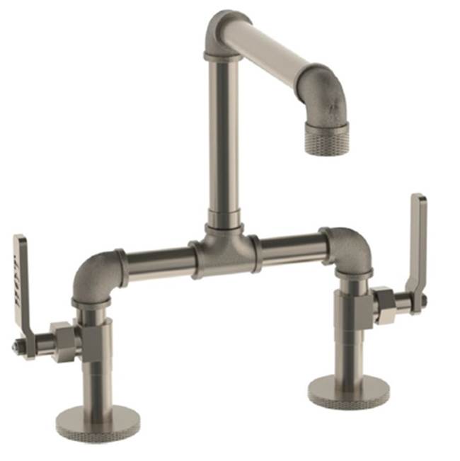 Watermark 38-7.5-EV4 Elan Vital Deck Mounted Bridge Kitchen Faucet