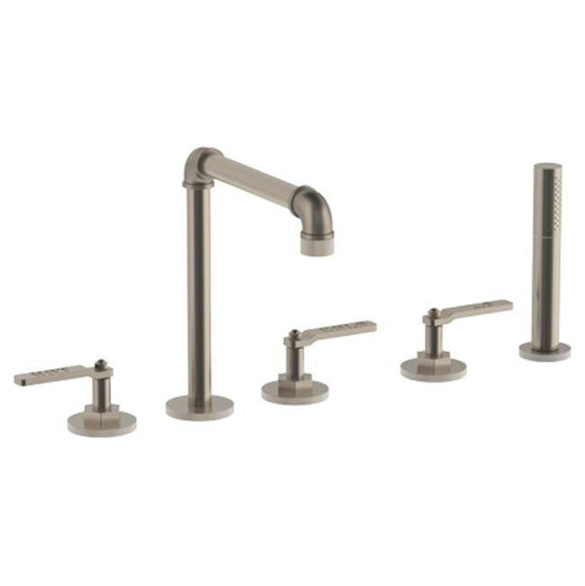 Watermark 38-8.1-D-N-EV4 Elan Vital Deck Mounted 5 Hole Bath Set
