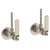 Watermark 38-MAS1-EV4 Elan Vital Lavatory Angle Stop Kit -1/2" Compression X 3/8" Od Compression
