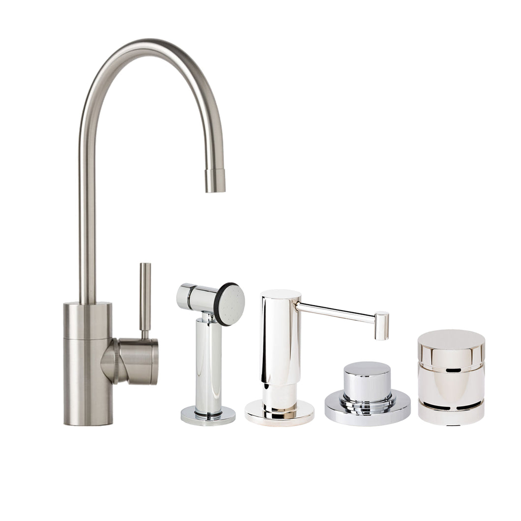 Waterstone 3800-4 Parche Kitchen Faucet 4pc. Suite