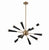 Crystorama 3812-AG Zodiac 12 Light Chandelier - Aged Brass