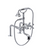 Rubinet 3DFMC Deck Mount Tub Filler With Hand Held Shower