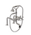 Rubinet 3DFMC Deck Mount Tub Filler With Hand Held Shower