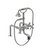 Rubinet 3DFMC Deck Mount Tub Filler With Hand Held Shower