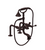 Rubinet 3DFML Deck Mount Tub Filler With Hand Held Shower