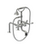 Rubinet 3DFML Deck Mount Tub Filler With Hand Held Shower