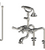 Rubinet 3DHXL Deck Mount Tub Filler With Hand Held Shower