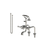 Rubinet 3DHXL Deck Mount Tub Filler With Hand Held Shower