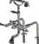 Rubinet 3DRML Deck Mount Tub Filler With Hand Held Shower