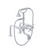 Rubinet 3DRVC Deck Mount Tub Filler With Hand Held Shower