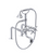 Rubinet 3DRVC Deck Mount Tub Filler With Hand Held Shower
