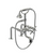 Rubinet 3DRVC Deck Mount Tub Filler With Hand Held Shower