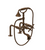 Rubinet 3DRVC Deck Mount Tub Filler With Hand Held Shower