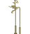 Rubinet 3FETL Floor Mount Tub Filler With Hand Held Shower - Parent