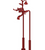 Rubinet 3FETL Floor Mount Tub Filler With Hand Held Shower