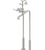 Rubinet 3FETL Floor Mount Tub Filler With Hand Held Shower