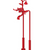 Rubinet 3FETL Floor Mount Tub Filler With Hand Held Shower