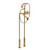 Rubinet 3FFMC Floor Mount Tub Filler With Hand Held Shower