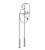 Rubinet 3FFMC Floor Mount Tub Filler With Hand Held Shower