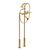 Rubinet 3FFML Floor Mount Tub Filler With Hand Held Shower