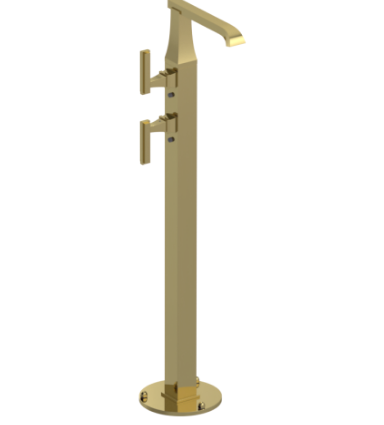 Rubinet 3FMQL Floor Mount Tub Filler
