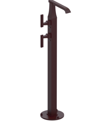 Rubinet 3FMQL Floor Mount Tub Filler