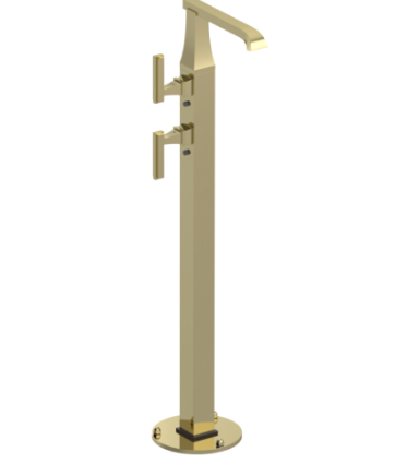 Rubinet 3FMQL Floor Mount Tub Filler