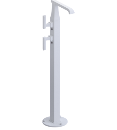 Rubinet 3FMQL Floor Mount Tub Filler