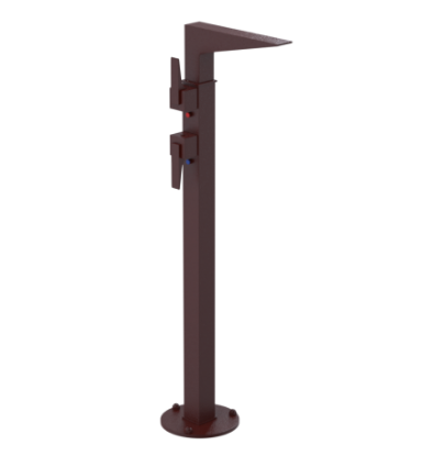 Rubinet 3FRSL Floor Mount Tub Filler
