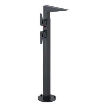 Rubinet 3FRSL Floor Mount Tub Filler