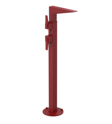 Rubinet 3FRSL Floor Mount Tub Filler
