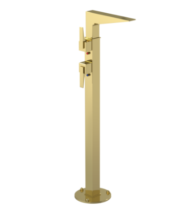 Rubinet 3FRSL Floor Mount Tub Filler