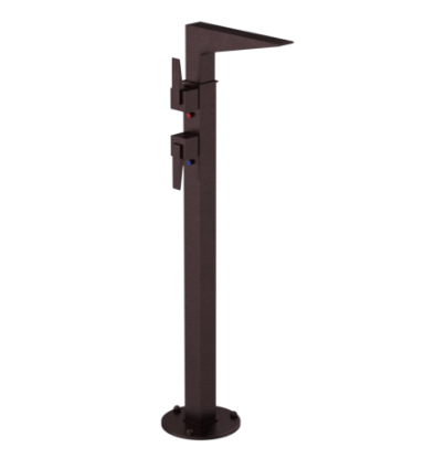 Rubinet 3FRSL Floor Mount Tub Filler