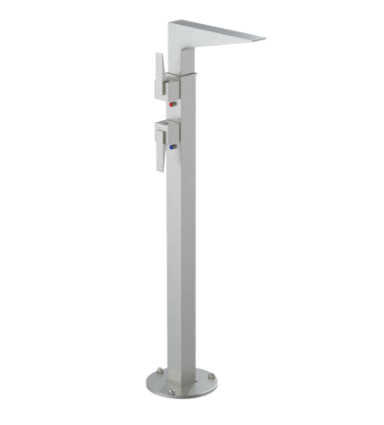 Rubinet 3FRSL Floor Mount Tub Filler