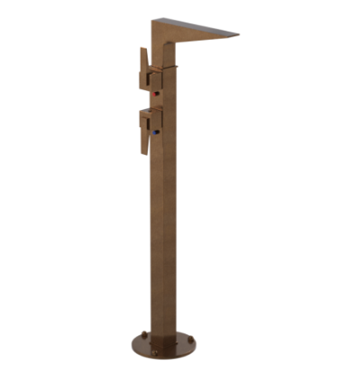 Rubinet 3FRSL Floor Mount Tub Filler