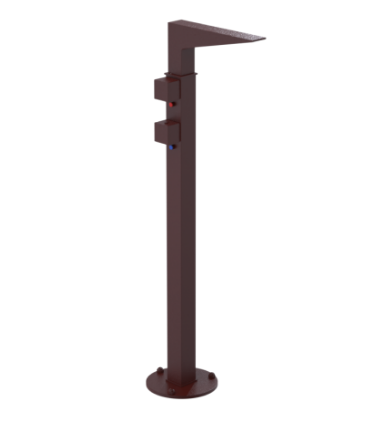Rubinet 3FRSQ Floor Mount Tub Filler