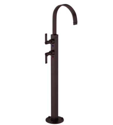 Rubinet 3FRTL Floor Mount Tub Filler