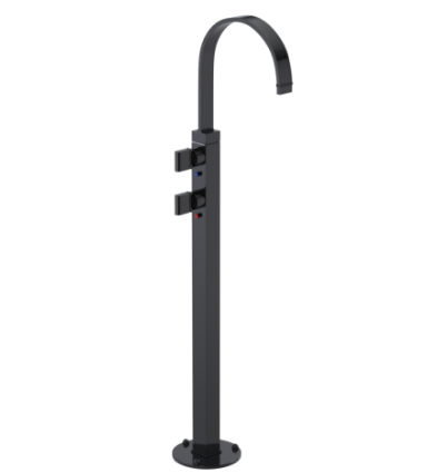 Rubinet 3FRTQ Floor Mount Tub Filler