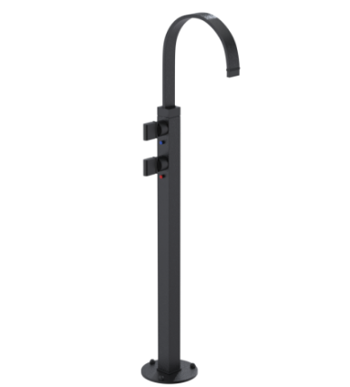 Rubinet 3FRTQ Floor Mount Tub Filler