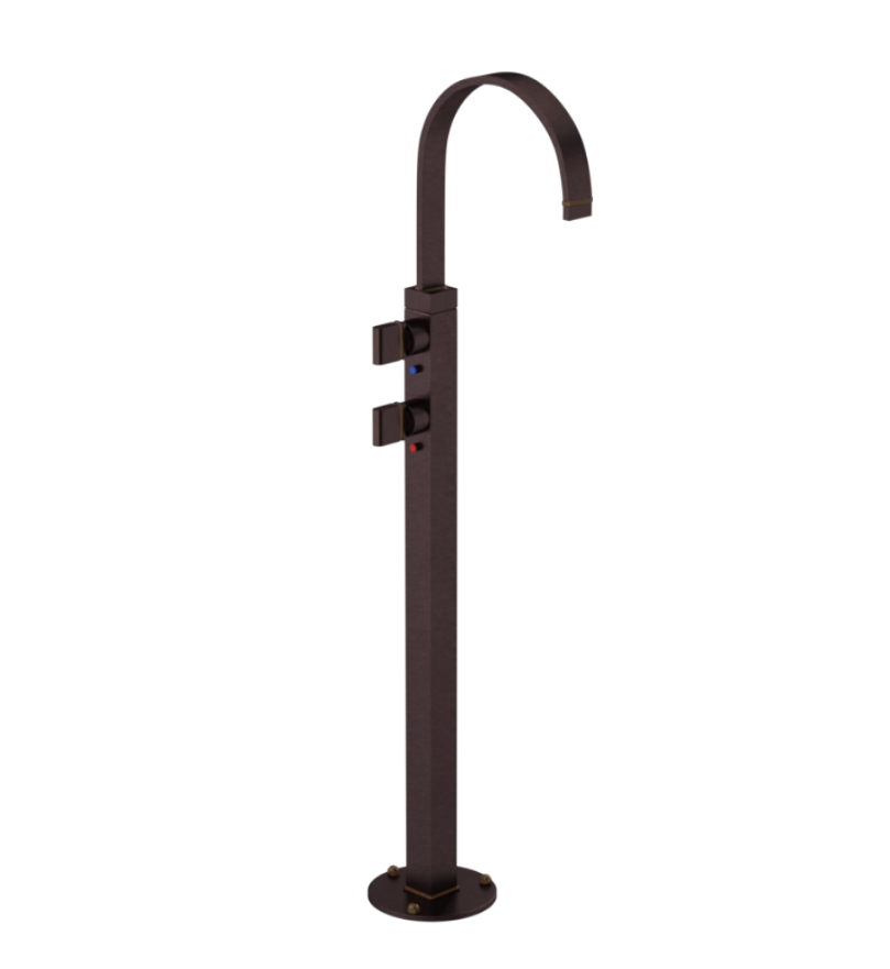 Rubinet 3FRTQ Floor Mount Tub Filler